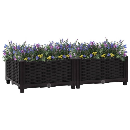 VIDAXL  Raised Bed 31.5"x15.7"x9.1" Polypropylene