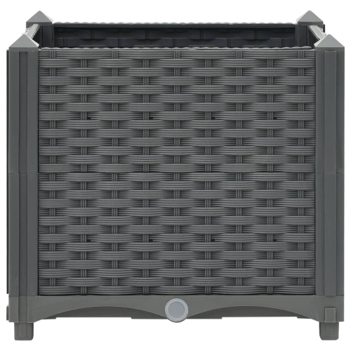 vidaXL Raised Bed 15.7"x15.7"x15" Polypropylene