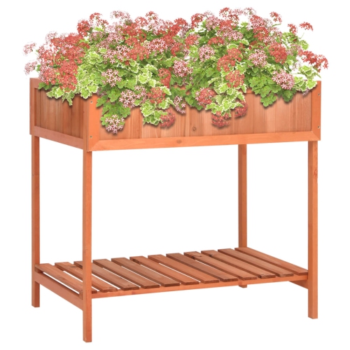 VIDAXL  Herb Planter 80X60X80 Cm Solid Firwood