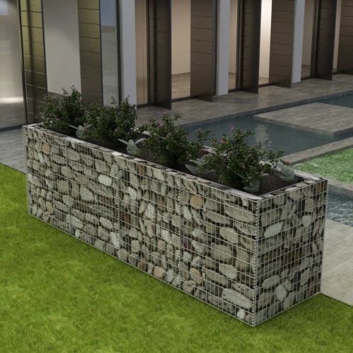 VIDAXL  Gabion Raised Bed Steel 141.7"x35.4"x39.4"