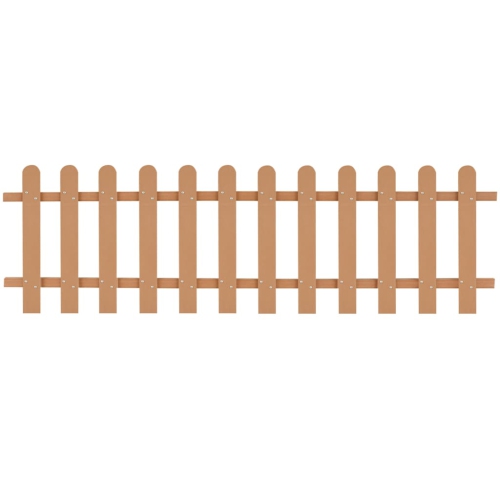 VIDAXL  Picket Fence Wpc 200X60 Cm