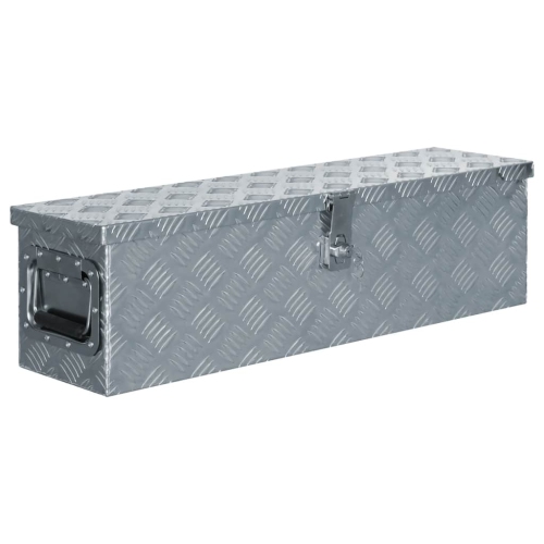 VIDAXL  Aluminum Box 31.7"x8.7"x8.7" In Silver