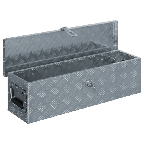 vidaXL Aluminum Box 31.7"x8.7"x8.7" Silver