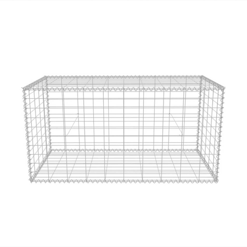 vidaXL Gabion Basket, Galvanized-Steel Gabion Wall/ Cage, High Load Capacity, 39.4''x19.7x19.7''
