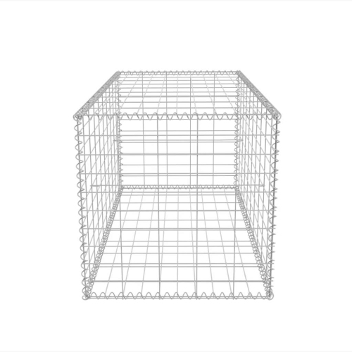 vidaXL Gabion Basket, Galvanized-Steel Gabion Wall/ Cage, High Load Capacity, 39.4''x19.7x19.7''