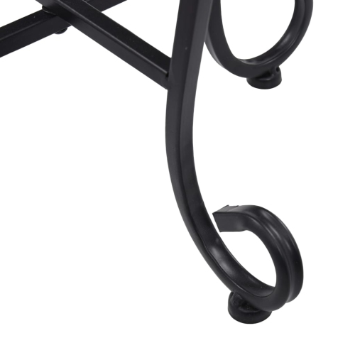 vidaXL Mosaic Tables 3 pcs Terracotta and White Ceramic