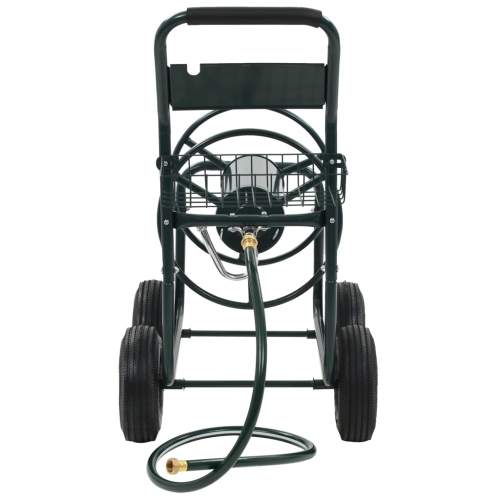 vidaXL Garden Hose Trolley with 1/2" Hose Connector 246ft Steel