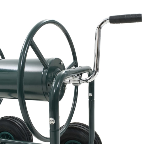 vidaXL Garden Hose Trolley with 1/2" Hose Connector 246ft Steel