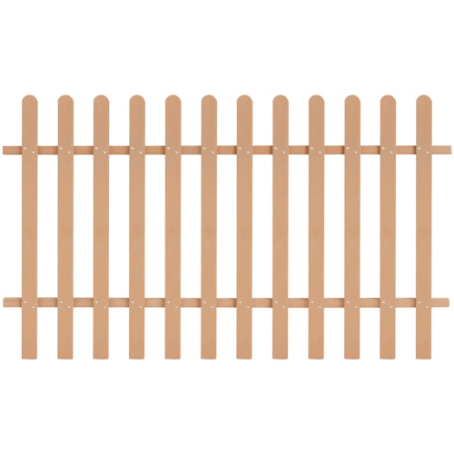 vidaXL Picket Fence WPC 200x120 cm