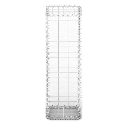 vidaXL Gabion Basket with Lids, Gabion Wall for Garden, Lawn, Galvanized Steel 39.4x11.8x11.8 Inches