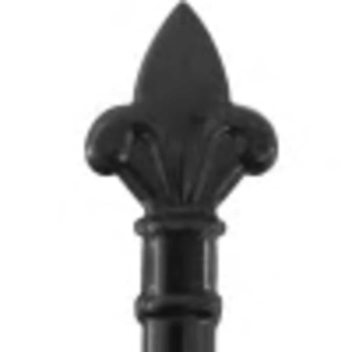 vidaXL Double Door Fence Gate with Spear Top 300x150 cm