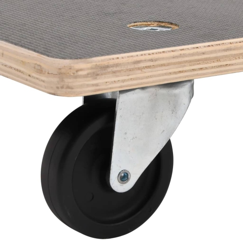 VidaXL chariots de transport 2 pièces rectangulaires 50x3511,5 cm