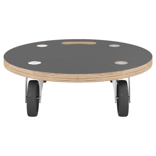 vidaXL Transport Trolleys 2 pcs Round Ø38x11.5 cm