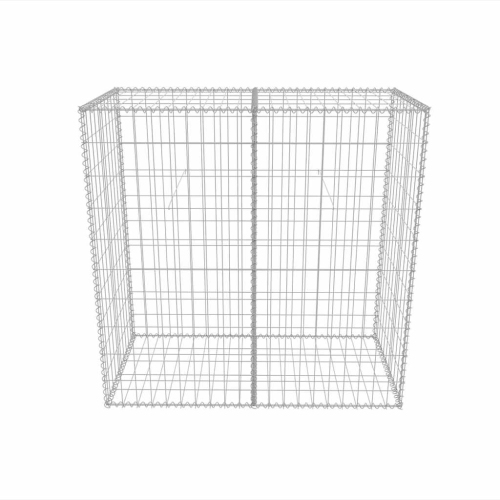 vidaXL Gabion Basket, Galvanized-Steel Gabion Wall/ Cage, High Load Capacity, 39.4''x19.7x39.4''