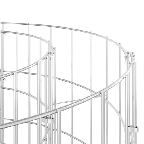 vidaXL Garden Composter Ø100x50 cm Galvanised Steel