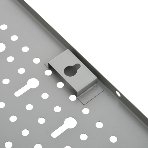 vidaXL Wall-mounted Peg Boards 3 pcs 40x58 cm Steel