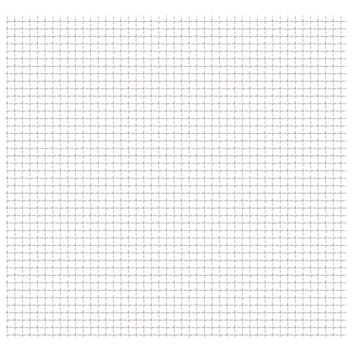 vidaXL Crimped Garden Wire Fence Stainless Steel 100x85 cm 21x21x2.5mm