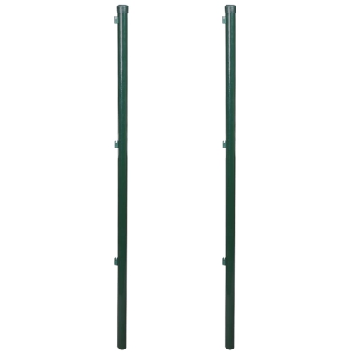 vidaXL Fence Posts 2 pcs 115 cm