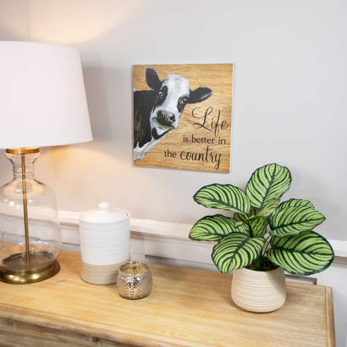 Décoration murale « Life IS Better in the Country » - 12 po