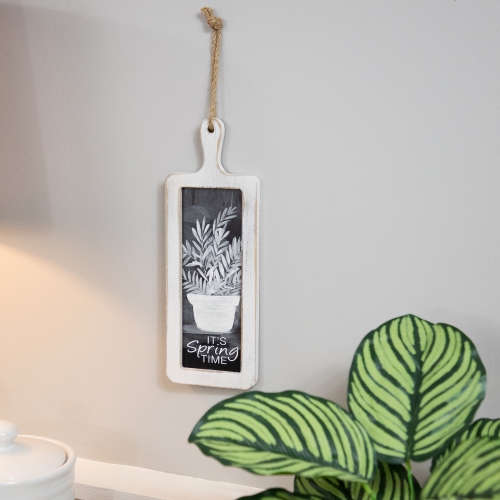 Planche à découper murale à motif floral de It's Spring Time - 10,5 po