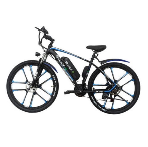 Swar-e Electric Bike 27.5", Blue-Black