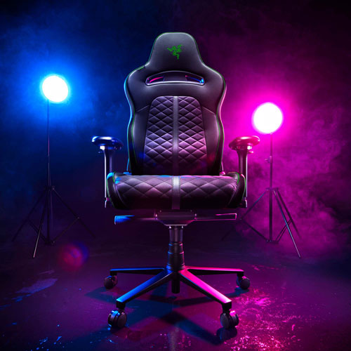 Razer Enki Gaming Chair - Black/Green