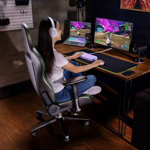 Razer Enki Gaming Chair - Black/Green