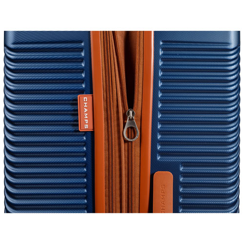 Ensemble de 3 valises rigides extensibles Dream Collection de Champs - Bleu marine