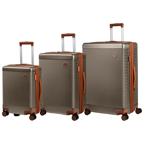 Champs Dream Collection 3-Piece Hard Side Expandable Luggage Set - Sand