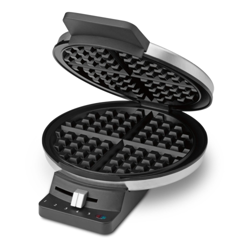Cuisinart Round, Non-Stick Waffle Maker, Stainless Steel