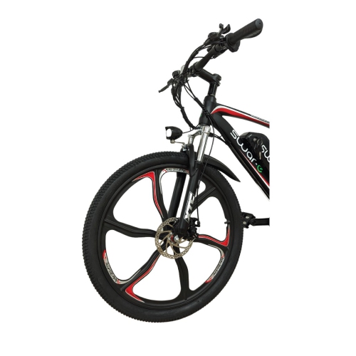Swar-e Electric Bike 26" – Red/Black