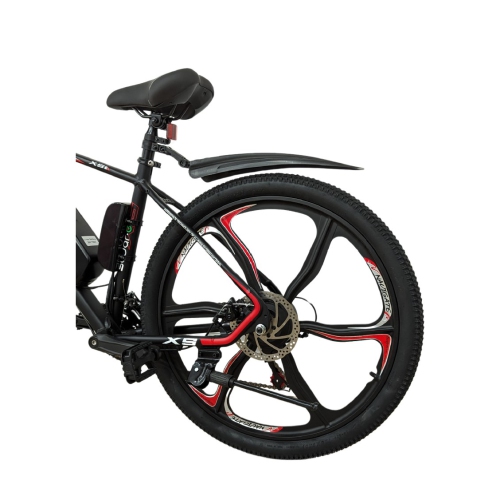 Swar-e Electric Bike 26" – Red/Black