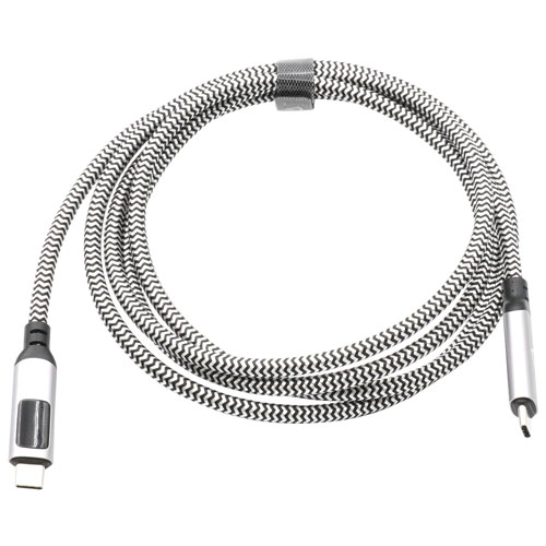 LBT 1.8m 100W 20Gbps USB-C to USB-C Cable with LED Display (PM0603-4)