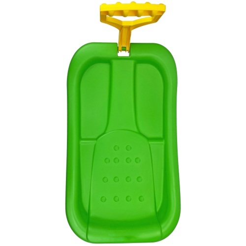 Luge de neige ArcticThrill pour enfants - SnowPilot Slider - Toboggan downhill simple Rider avec poignée réglable; traîneau d'hiver en plastique pour