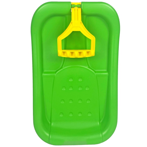 Luge de neige ArcticThrill pour enfants - SnowPilot Slider - Toboggan downhill simple Rider avec poignée réglable; traîneau d'hiver en plastique pour