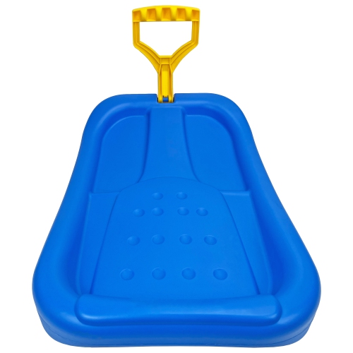 Luge de neige ArcticThrill pour enfants - SnowPilot Slider - Toboggan downhill simple Rider avec poignée réglable; traîneau d'hiver en plastique pour