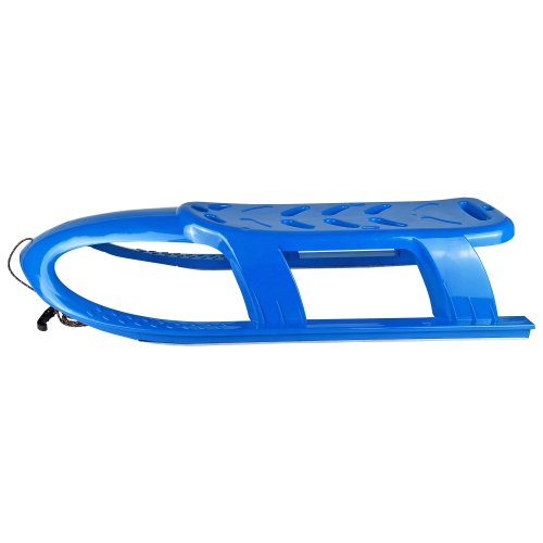 ArcticThrill Snow Sled for Kids - SnowRocket Sledge - Single Rider Racer Toboggan with Pull Rope; Outdoor Plastic Winter Sleigh for Toddlers & Kids