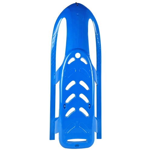 ArcticThrill Snow Sled for Kids - SnowRocket Sledge - Single Rider Racer Toboggan with Pull Rope; Outdoor Plastic Winter Sleigh for Toddlers & Kids