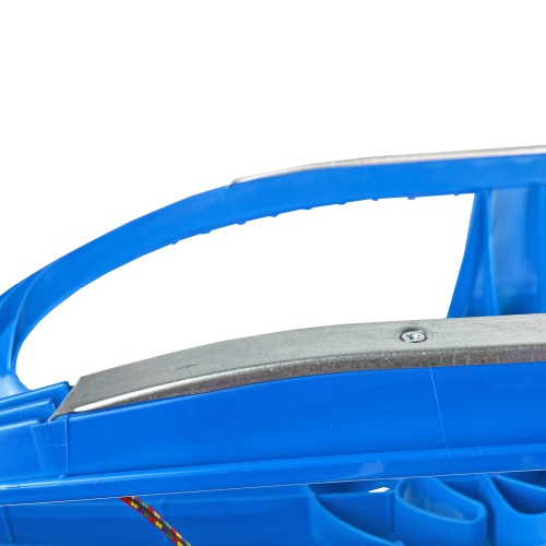 ArcticThrill Snow Sled for Kids - SnowRocket Sledge - Single Rider Racer Toboggan with Pull Rope; Outdoor Plastic Winter Sleigh for Toddlers & Kids