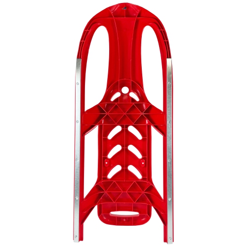 ArcticThrill Snow Sled for Kids - SnowRocket Sledge - Single Rider Racer Toboggan with Pull Rope; Outdoor Plastic Winter Sleigh for Toddlers & Kids