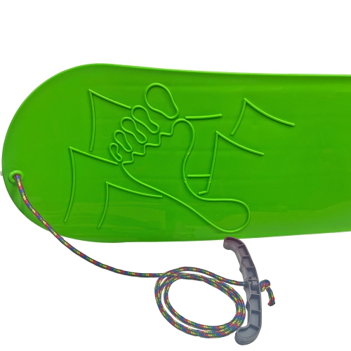 ArcticThrill Snow Sled for Kids - SnowMotion - Slider Board with Pull Rope; Outdoor Plastic Winter Sleigh for Toddlers & Kids