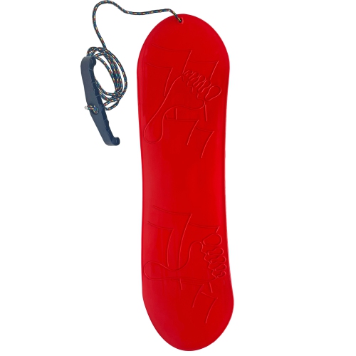 ArcticThrill Snow Sled for Kids - SnowMotion - Slider Board with Pull Rope; Outdoor Plastic Winter Sleigh for Toddlers & Kids