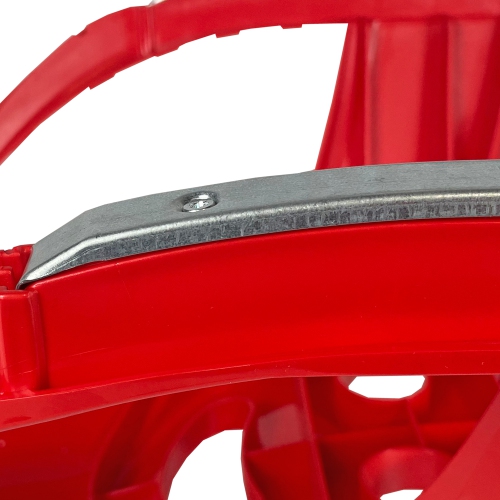 ArcticThrill Snow Sled for Kids - SnowCruise Sledge - Toboggan with Pull Rope, Backrest and Safety Belt; Outdoor Plastic Winter Sleigh for Toddlers &