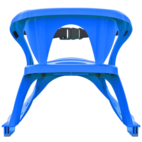 ArcticThrill Snow Sled for Kids - SnowCruise Sledge - Toboggan with Pull Rope, Backrest and Safety Belt; Outdoor Plastic Winter Sleigh for Toddlers &