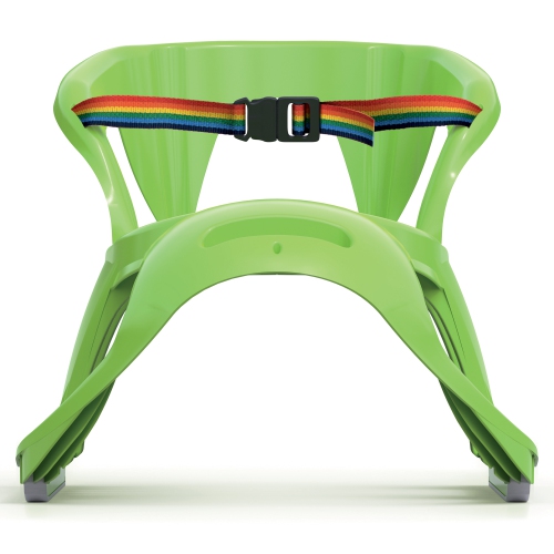 Luge de neige ArcticThrill pour enfants - luge SnowCruise - toboggan avec corde à tirer, dossier et ceinture de sécurité; traîneau d'hiver en