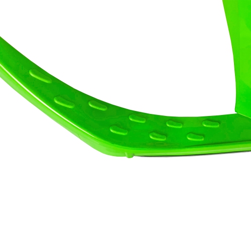 Luge de neige ArcticThrill pour enfants - luge SnowCruise - toboggan avec corde à tirer, dossier et ceinture de sécurité; traîneau d'hiver en