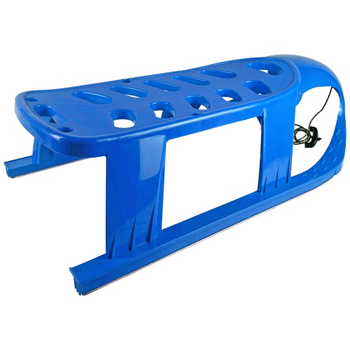 ArcticThrill Snow Sled for Kids - SnowVenture Sledge - Toboggan with Pull Rope; Outdoor Plastic Winter Sleigh for Toddlers & Kids