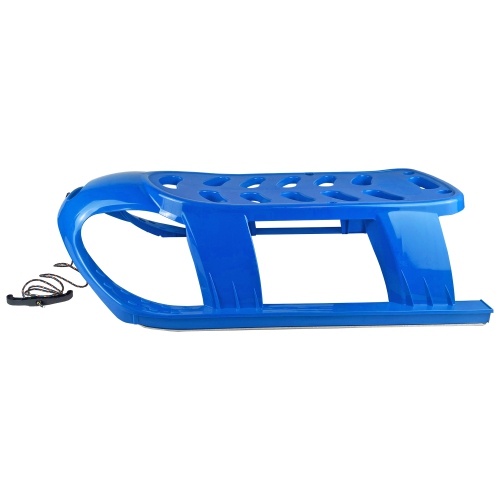 ArcticThrill Snow Sled for Kids - SnowVenture Sledge - Toboggan with Pull Rope; Outdoor Plastic Winter Sleigh for Toddlers & Kids