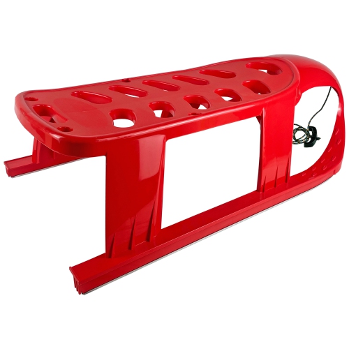 ArcticThrill Snow Sled for Kids - SnowVenture Sledge - Toboggan with Pull Rope; Outdoor Plastic Winter Sleigh for Toddlers & Kids