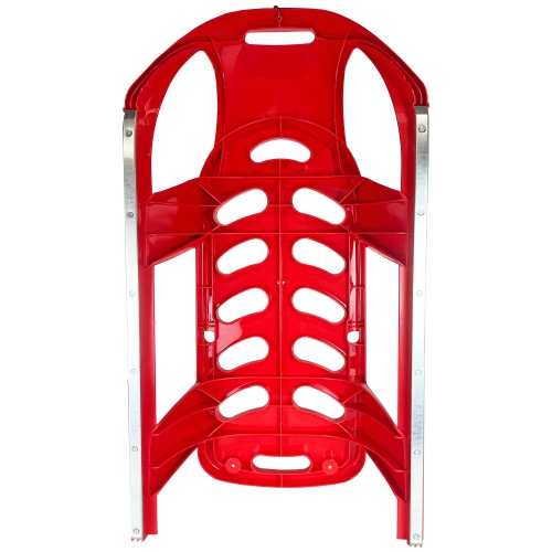 ArcticThrill Snow Sled for Kids - SnowVenture Sledge - Toboggan with Pull Rope; Outdoor Plastic Winter Sleigh for Toddlers & Kids